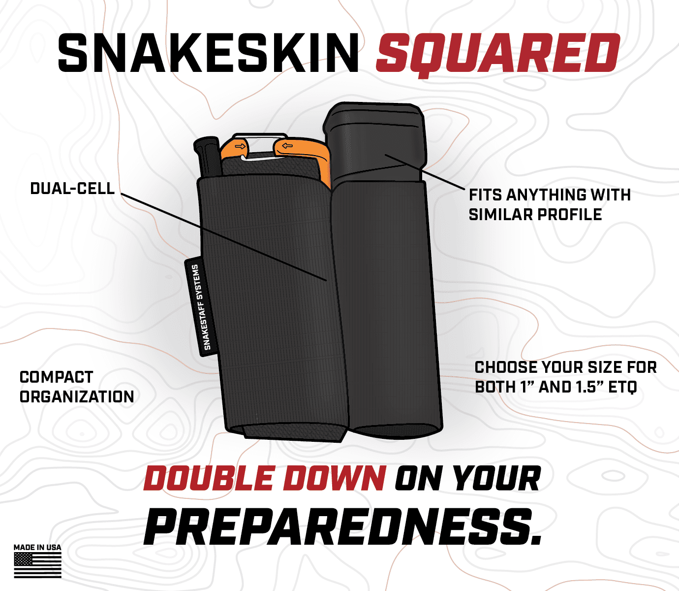 Snakeskin Squared Technical Drawing